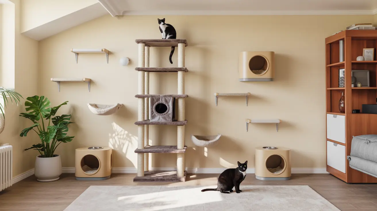 Preparando o Ambiente: Espaço e Recursos para Múltiplos Gatos