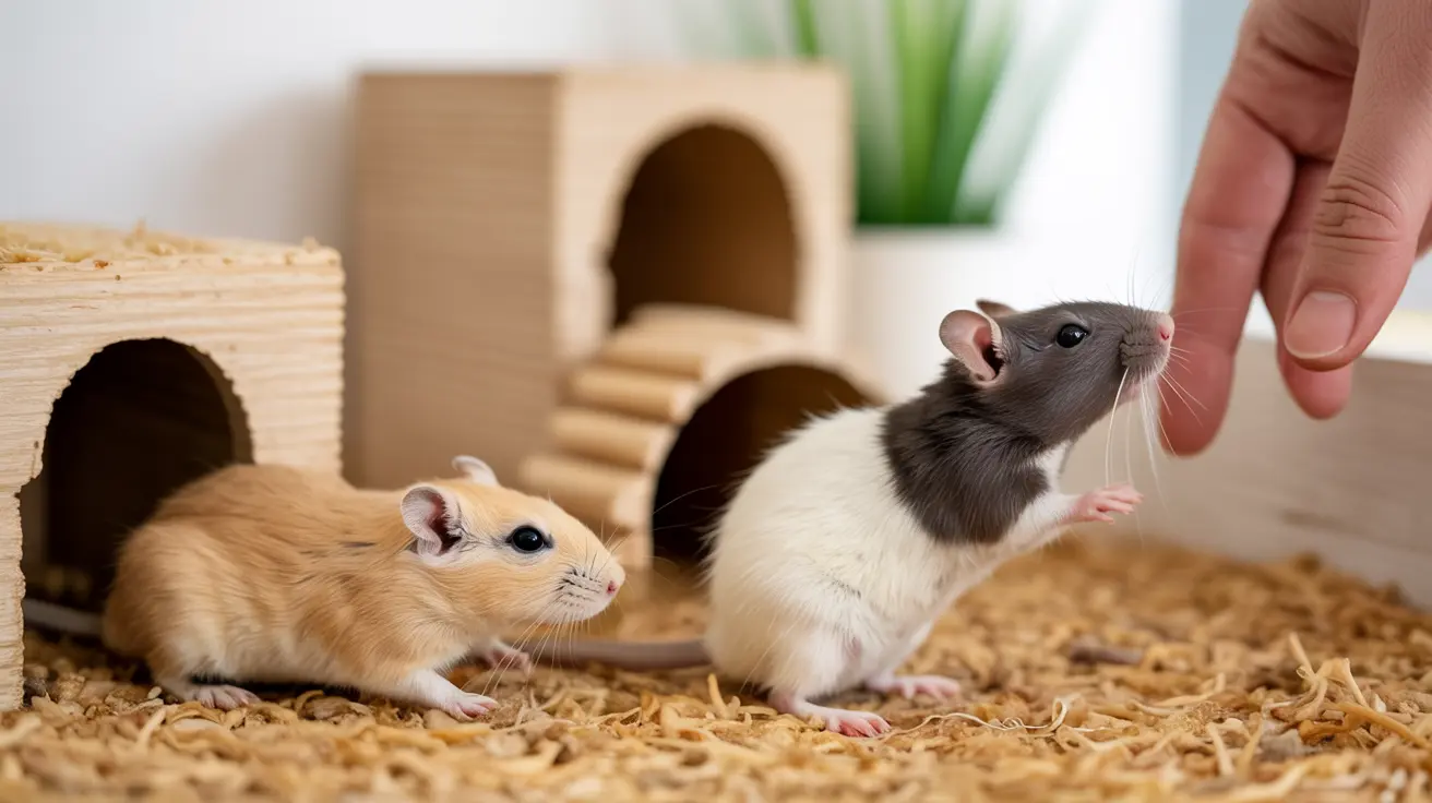 O Gerbil e o Rato Doméstico: Companheiros Sociais e Inteligentes